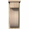 Ekena Millwork Del Monte Rough Sawn Corbel w/Backplate, Douglas Fir, 8"W x 12"D x 20"H COR08X12X20DEL01RDF - alternate 3